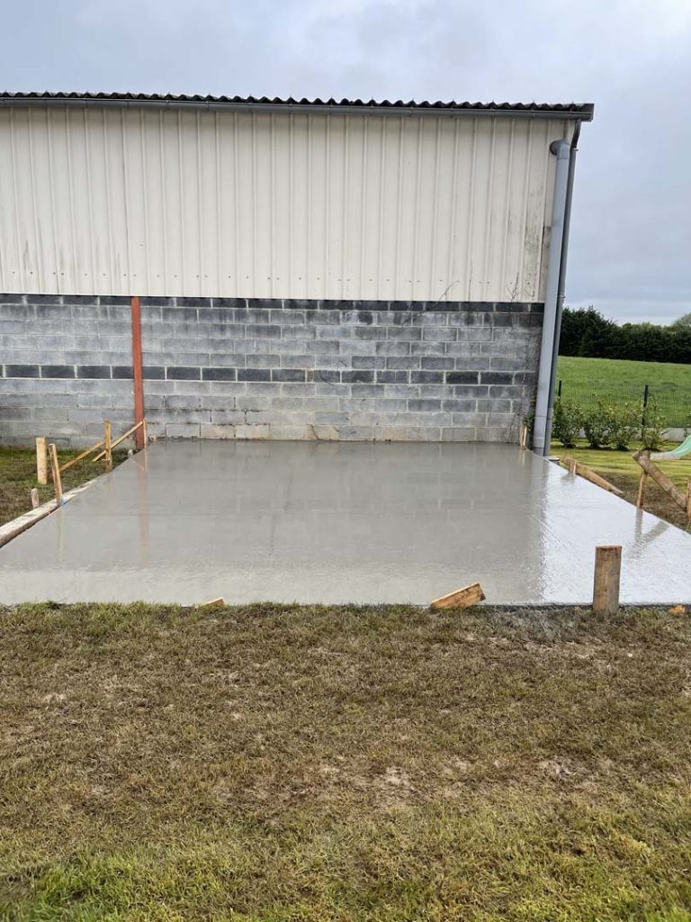 Realisation dalle beton (1)